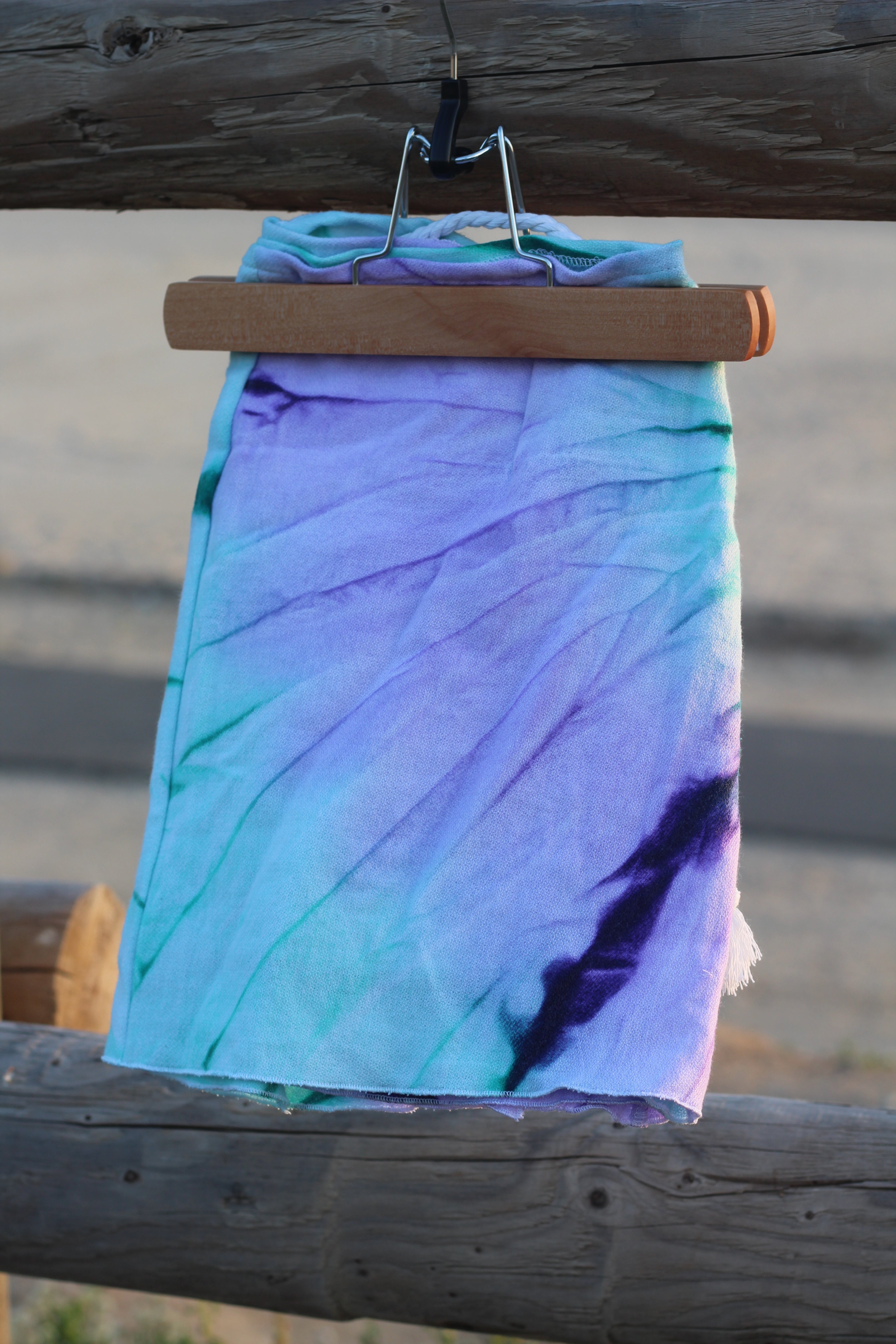 Indigo Wrap Skirt