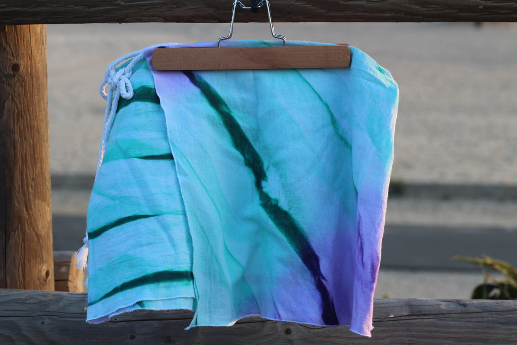 Indigo Wrap Skirt