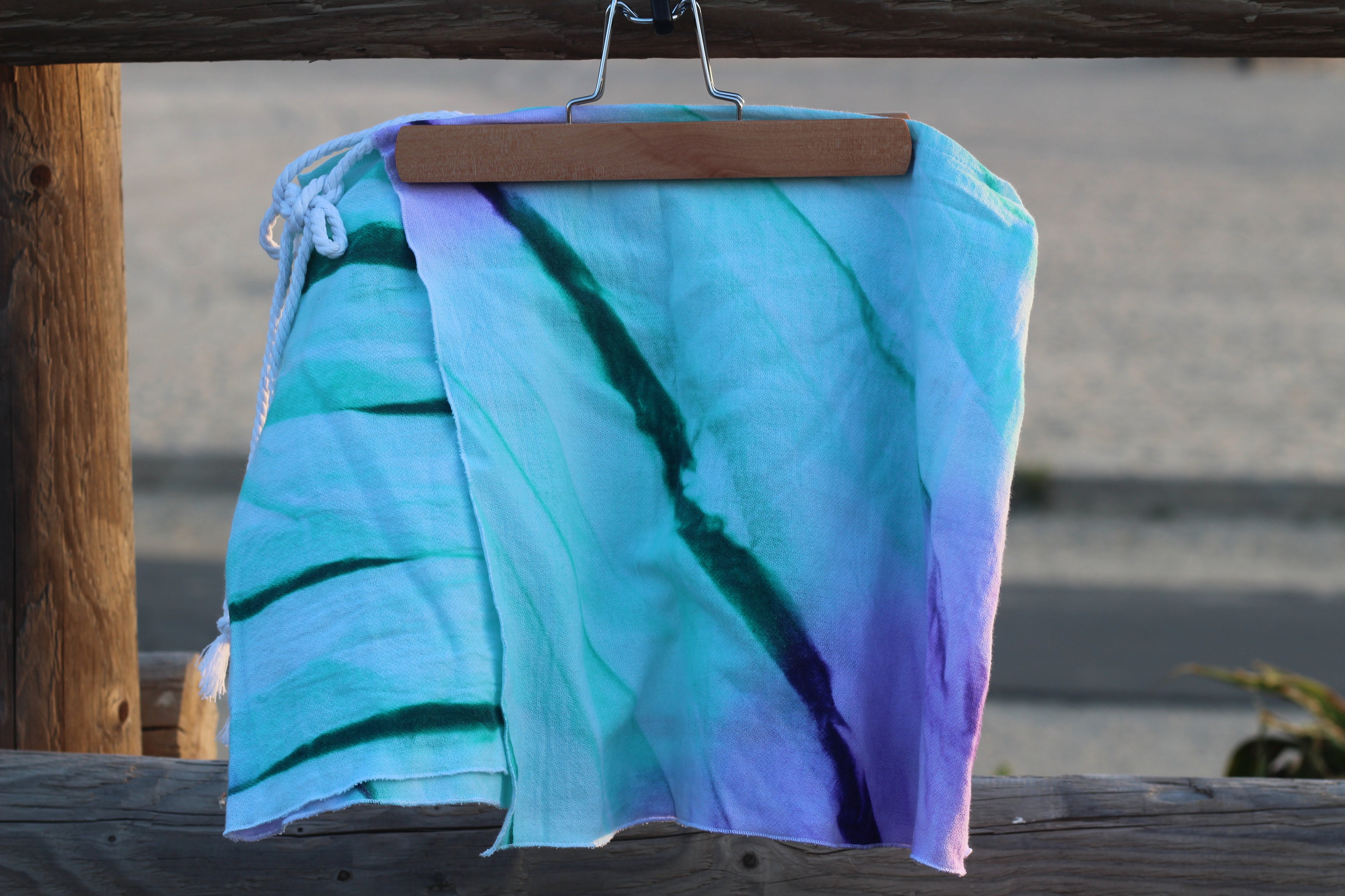 Indigo Wrap Skirt