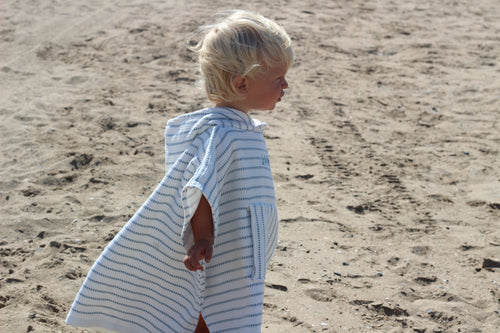 Custom Monogrammed Kids Waffle Terry Poncho